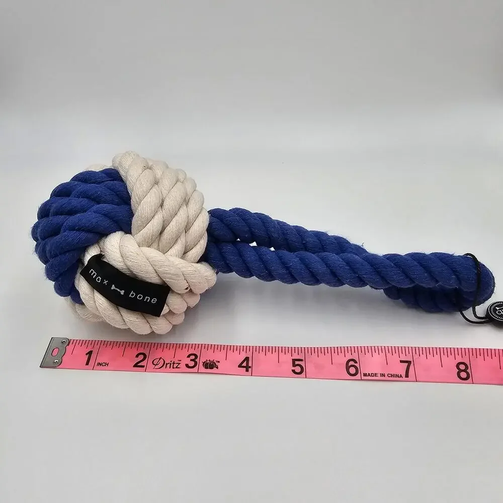 Max‎ Bone Rope Dog Toy Canine Chew Toy